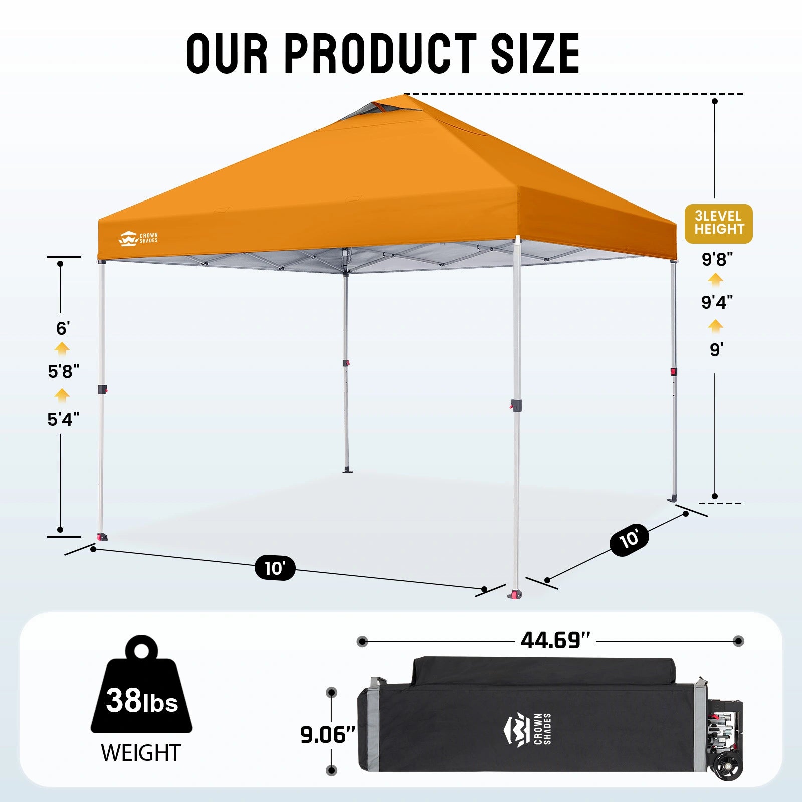 CenterLOK® 10' x 10' Canopy | 1 Sidewall