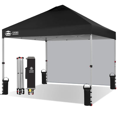 3m x 3m Pop Up Gazebo with Sidewall – One Push Waterproof Canopy